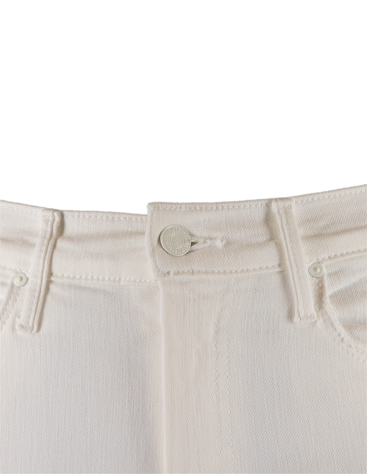 The Weekender Fray Jeans Vit 26"