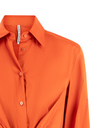 Front Tie Blus Orange 40
