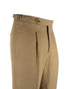 Sartorial Trouser Linne Mörkbeige
