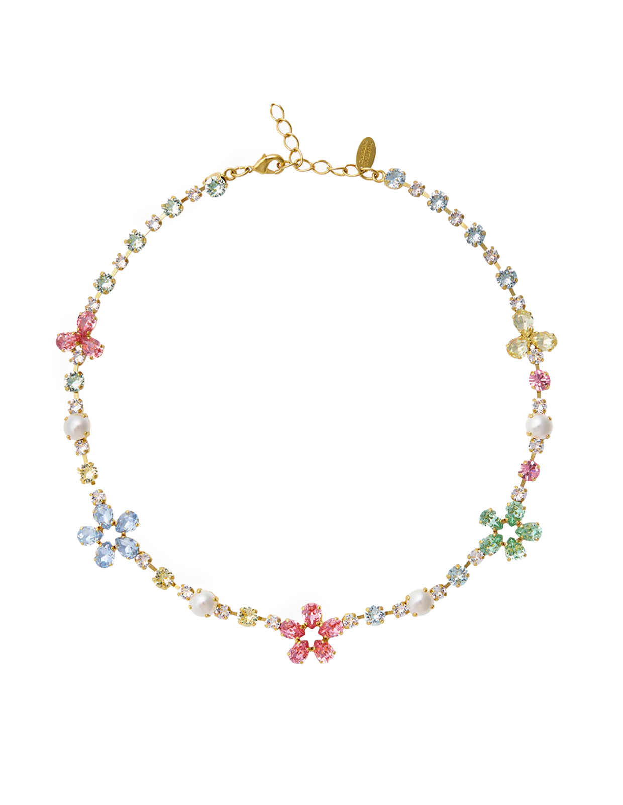 May Statement Halsband Guld/Flerfärgad