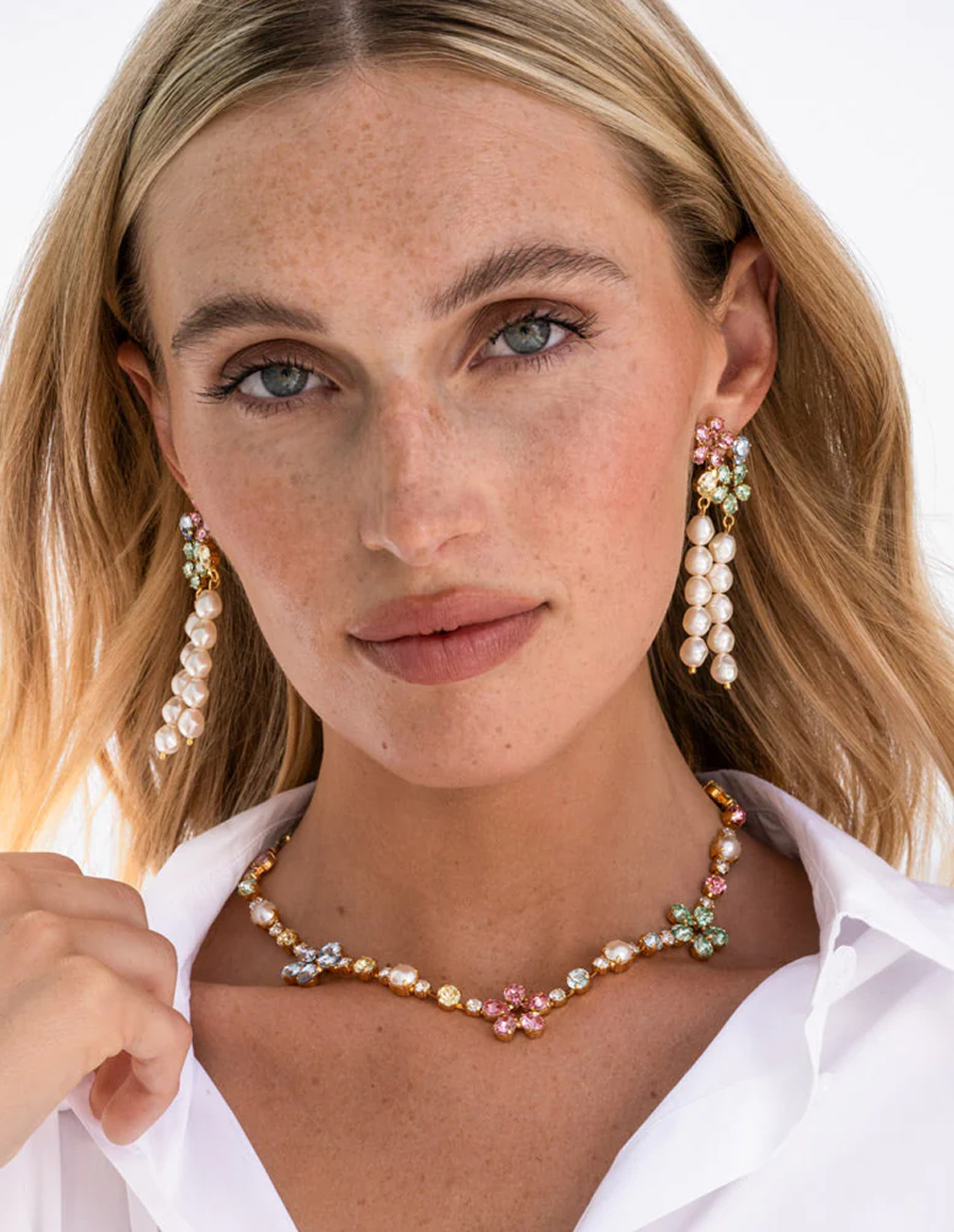 May Statement Halsband Guld/Flerfärgad