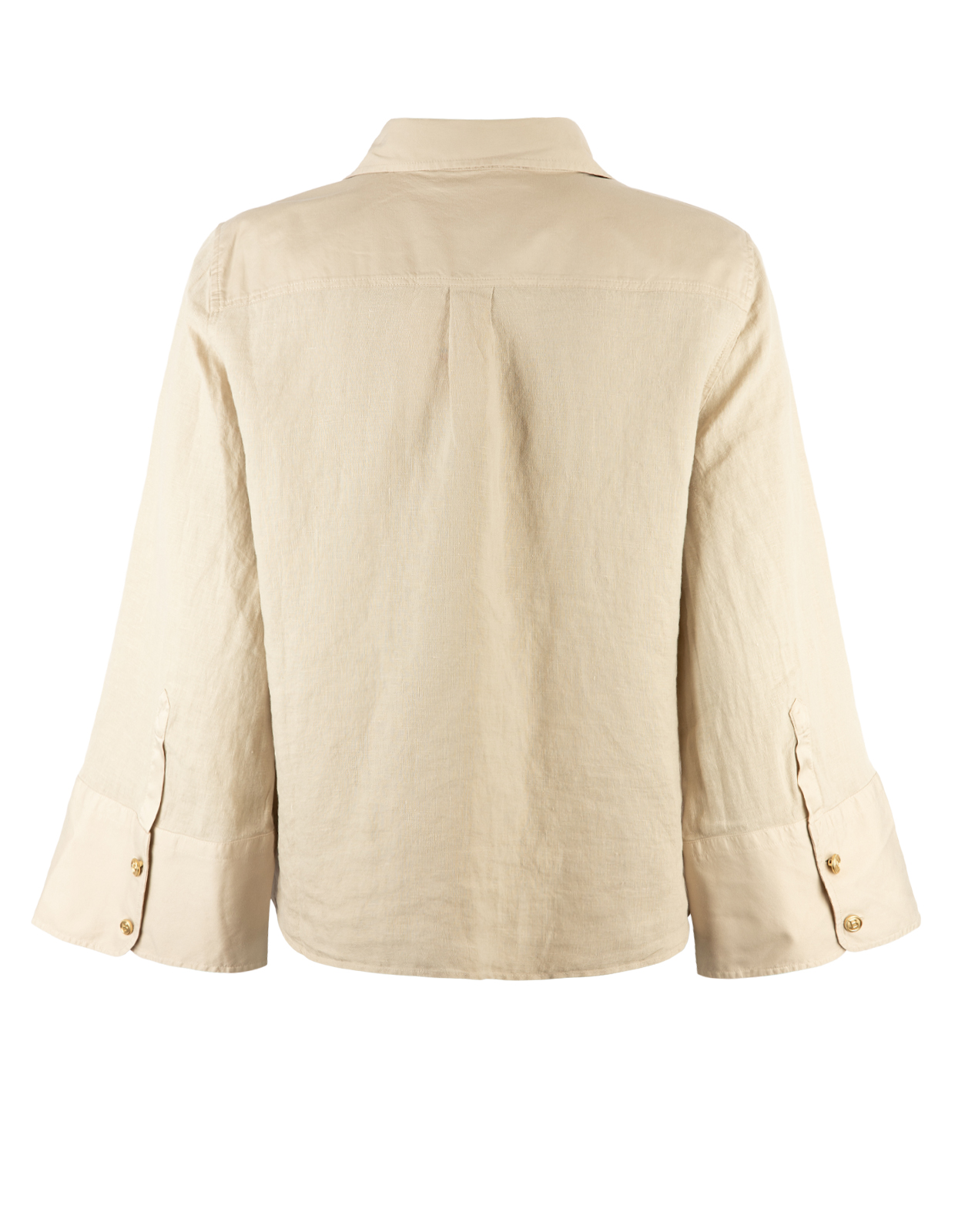 Romy Skjorta Linne Beige
