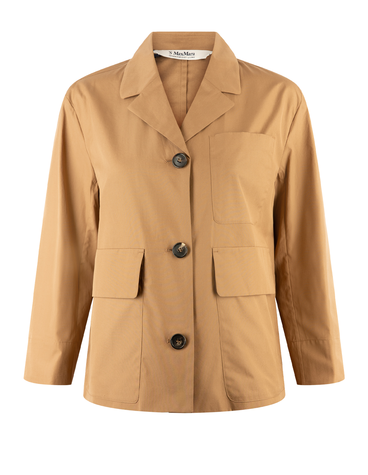 Priscilla Overshirt/Kavaj Mörkbeige