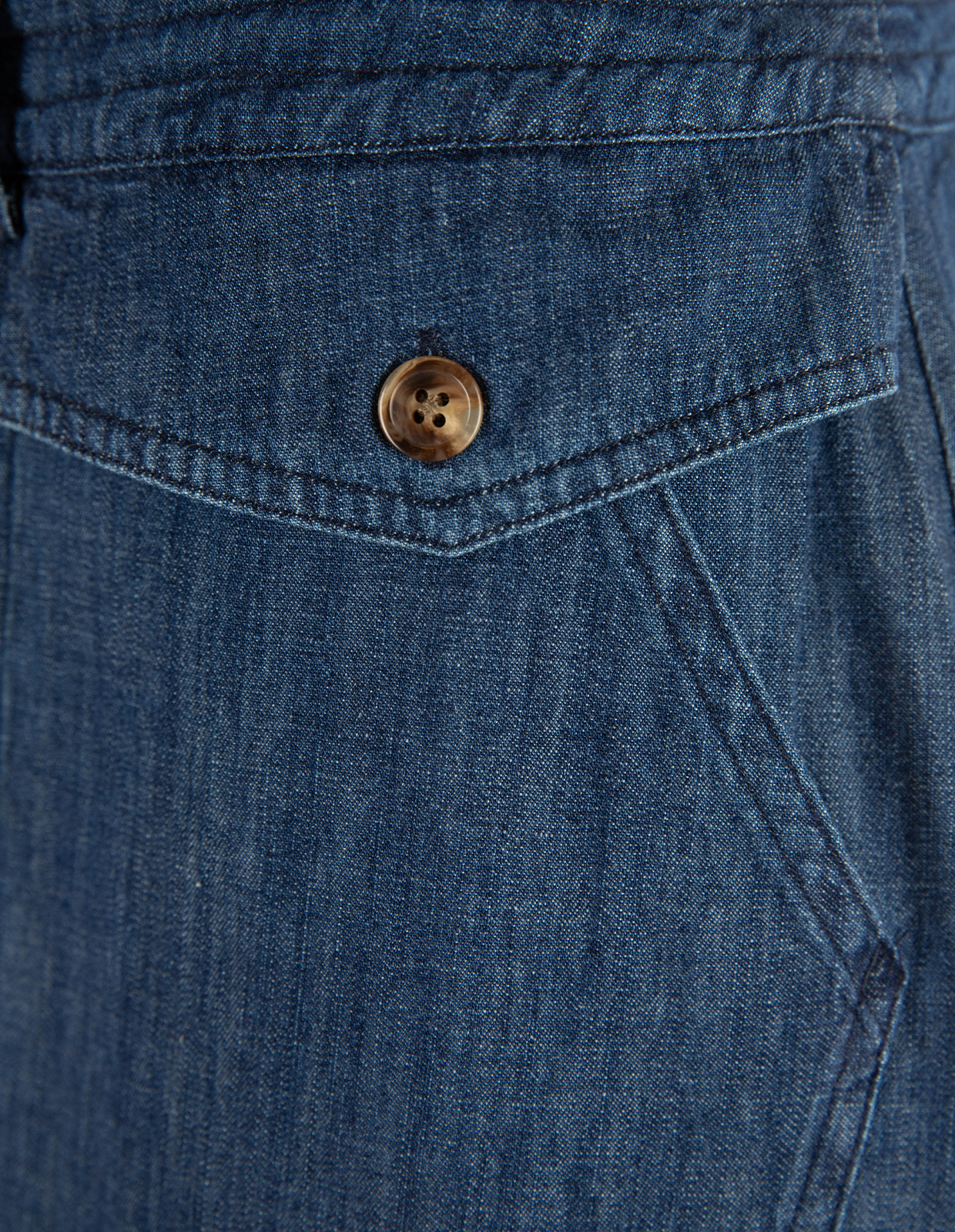 Heidi Kjol Denim Blå