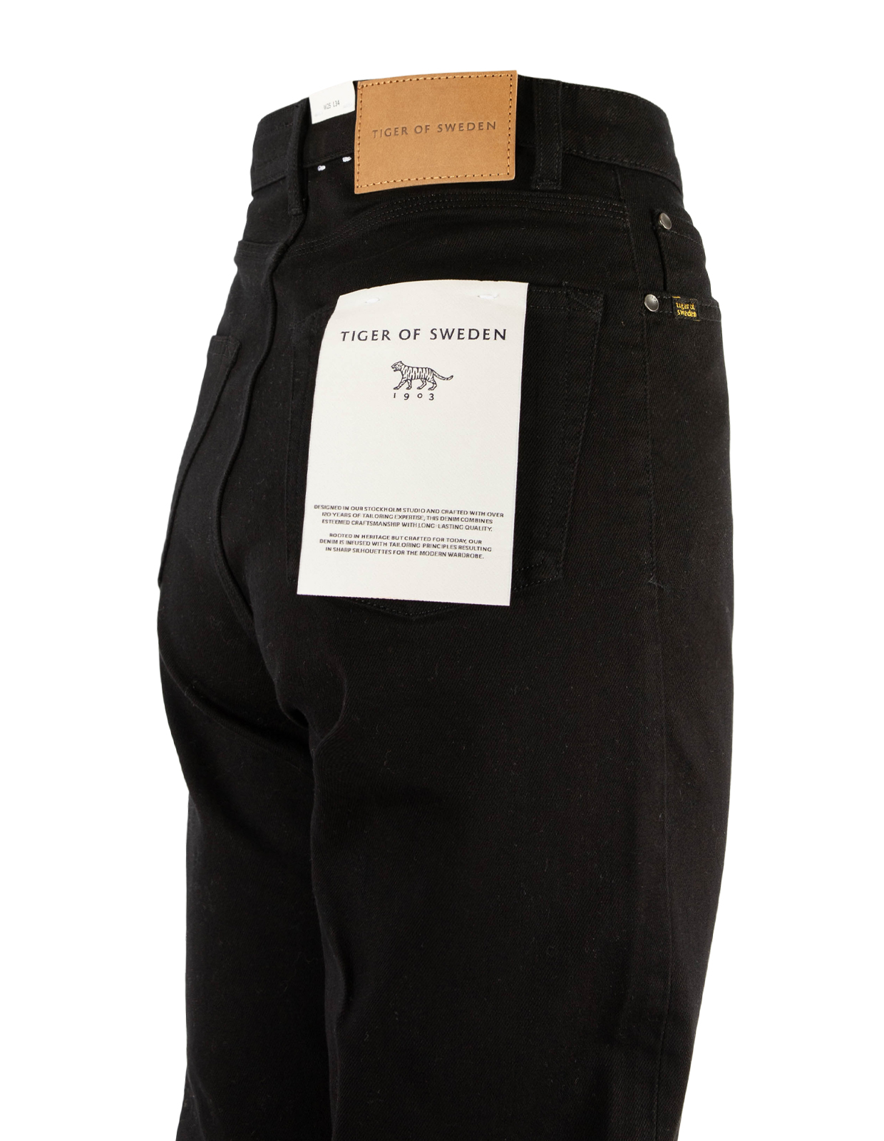 Rin Straight Jeans Svart 30"34
