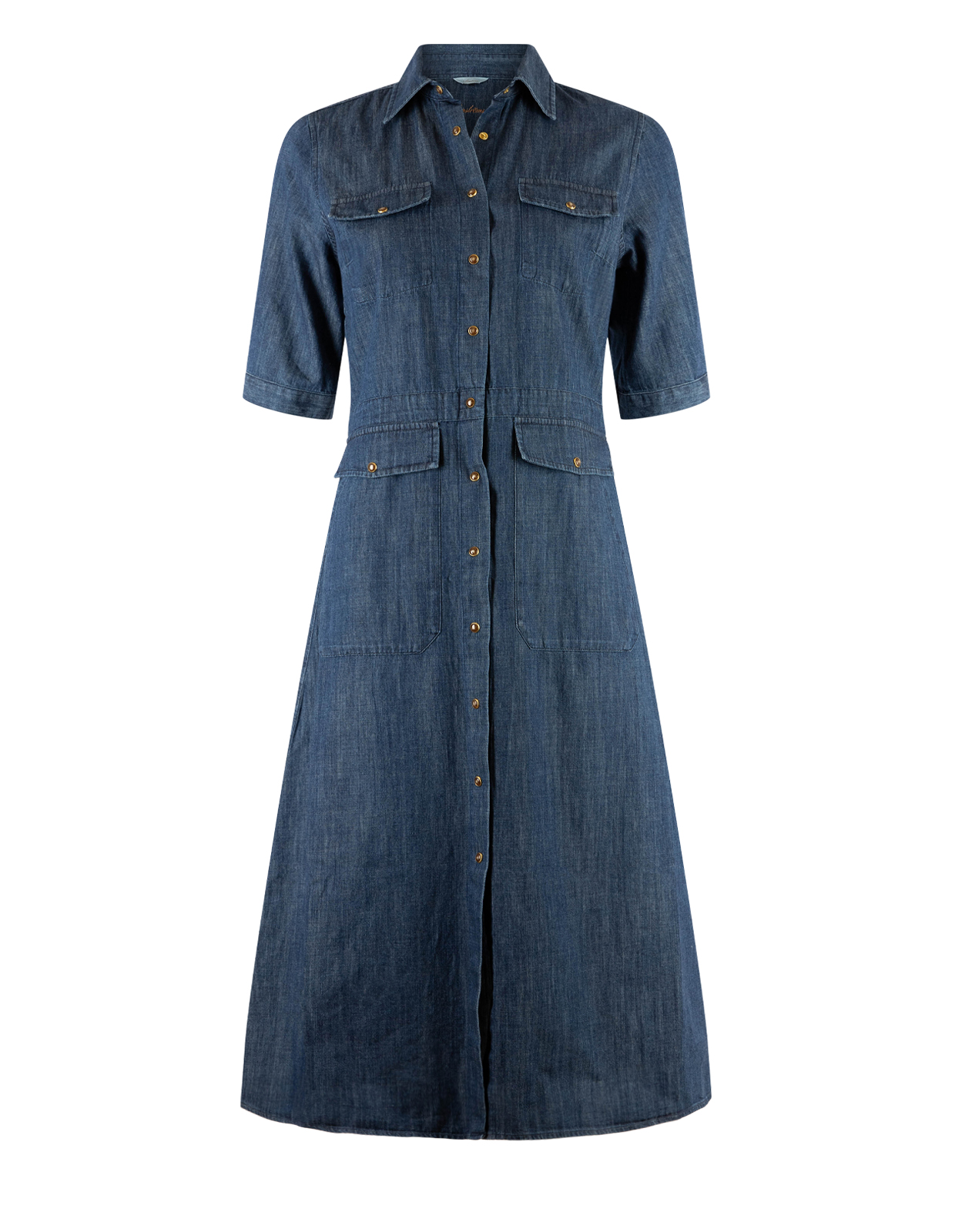 Jolene Klänning Denim Mörkblå