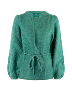 Fredrikke Cardigan Mohair Grön