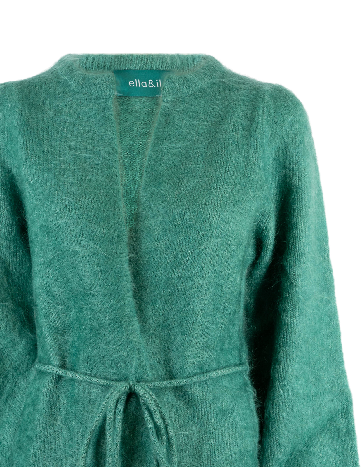 Fredrikke Cardigan Mohair Grön