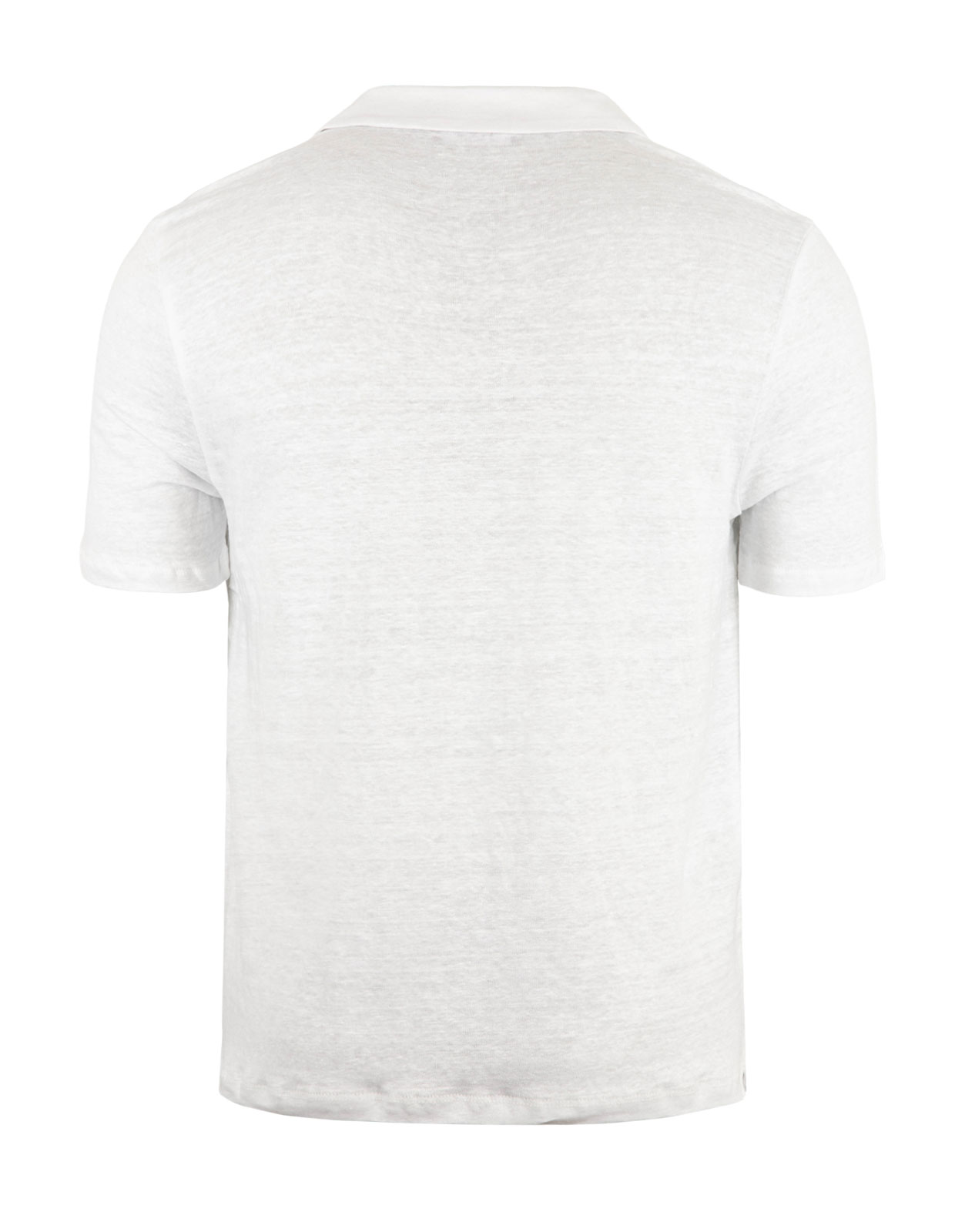 Pikétröja Casual Fit Linne Vit