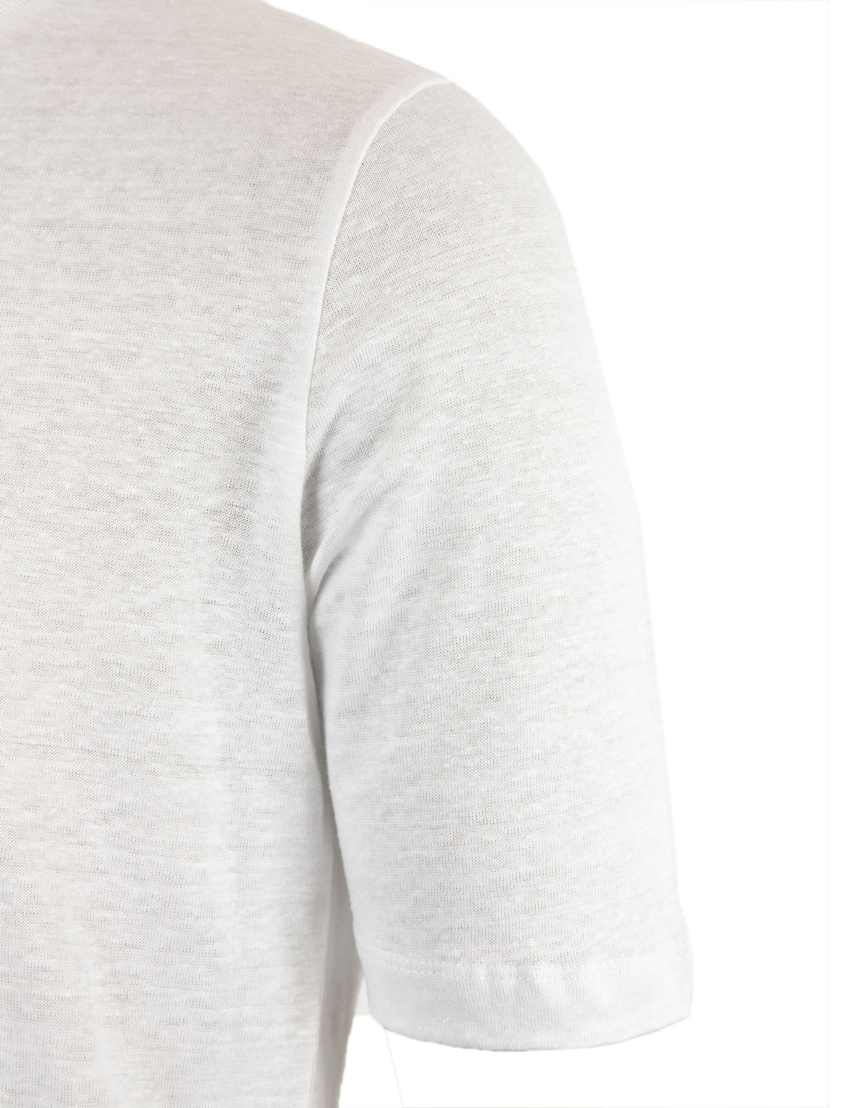 Pikétröja Casual Fit Linne Vit