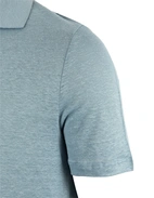 Pikétröja Casual Fit Linne Denimblå