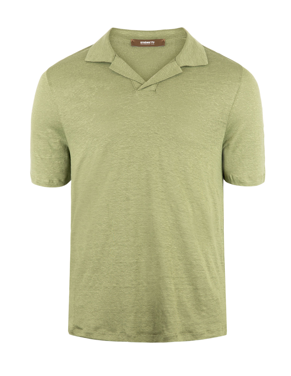 Pikétröja Casual Fit Linne Grön