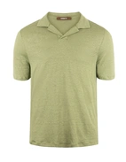 Pikétröja Casual Fit Linne Grön M