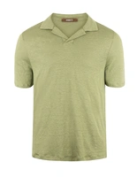 Pikétröja Casual Fit Linne Grön