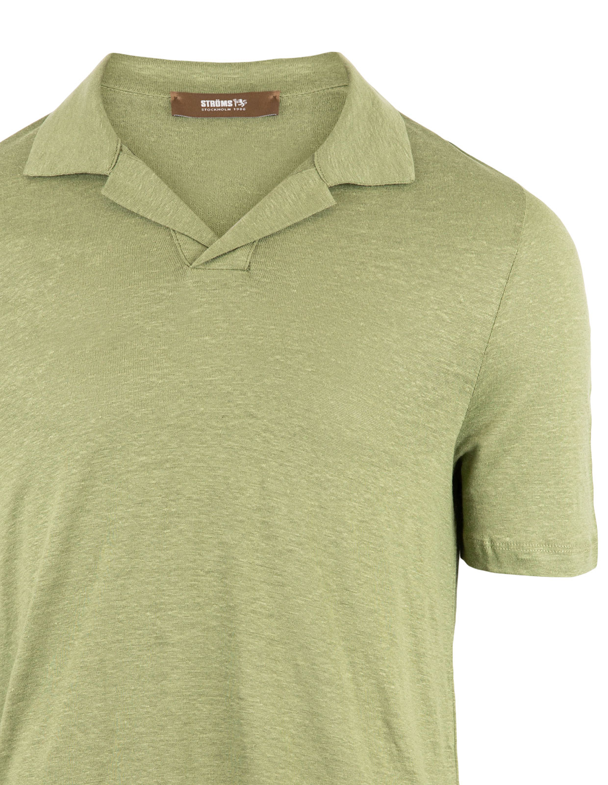Pikétröja Casual Fit Linne Grön M