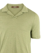 Pikétröja Casual Fit Linne Grön M