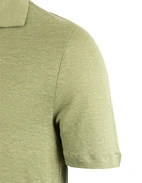 Pikétröja Casual Fit Linne Grön M