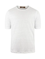 T-shirt Casual Fit Linne Vit