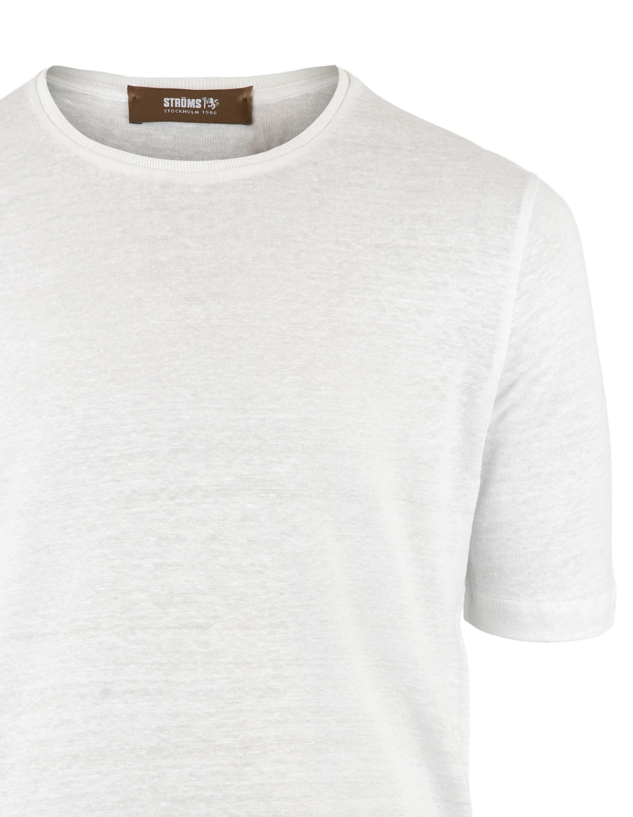 T-shirt Casual Fit Linne Vit M