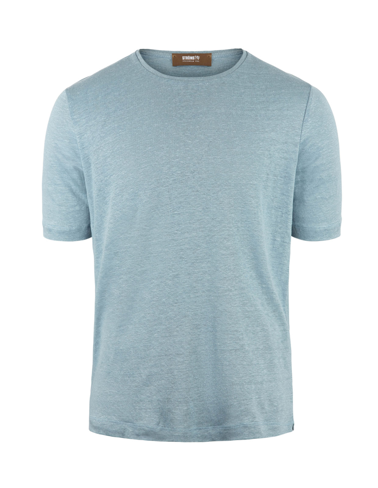 T-shirt Casual Fit Linne Denimblå S