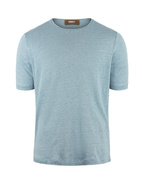 T-shirt Linne Denimblå