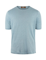 T-shirt Linne Denimblå