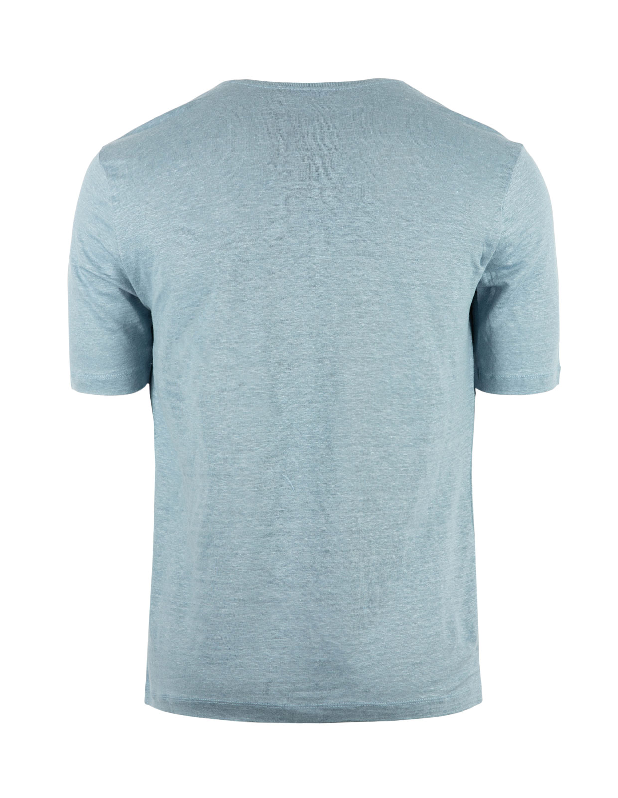 T-shirt Casual Fit Linne Denimblå S