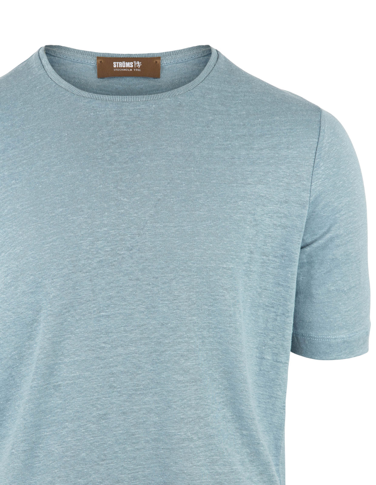 T-shirt Casual Fit Linne Denimblå S