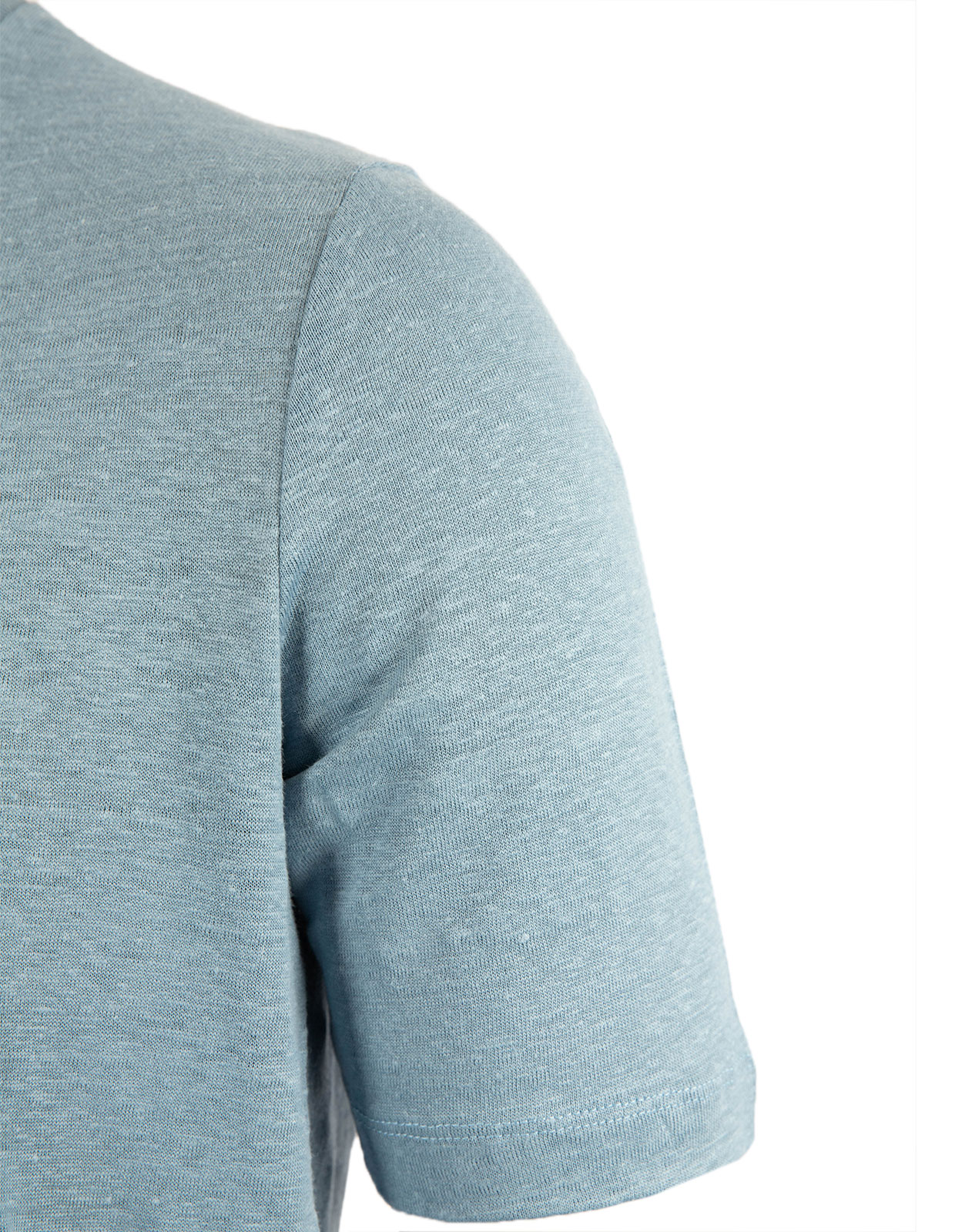 T-shirt Casual Fit Linne Denimblå S