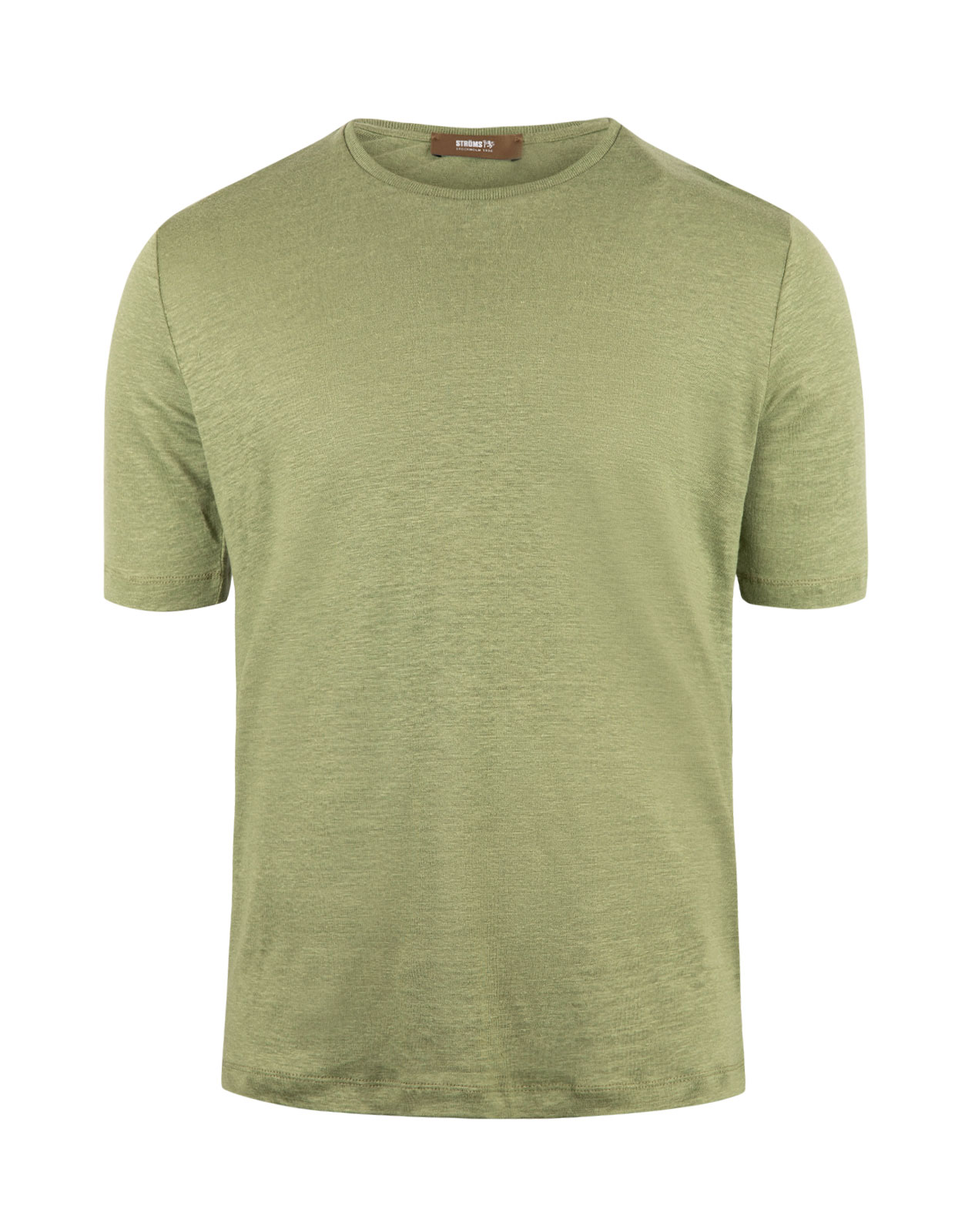 T-shirt Casual Fit Linne Grön