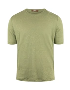 T-shirt Casual Fit Linne Grön L