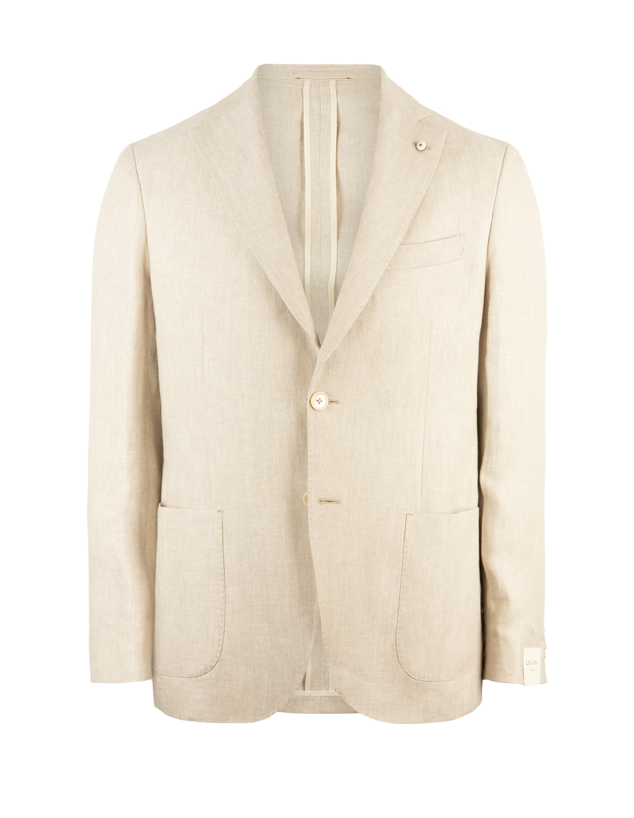 Jack Regular Kavaj Linne Ljusbeige