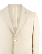 Jack Regular Kavaj Linne Ljusbeige
