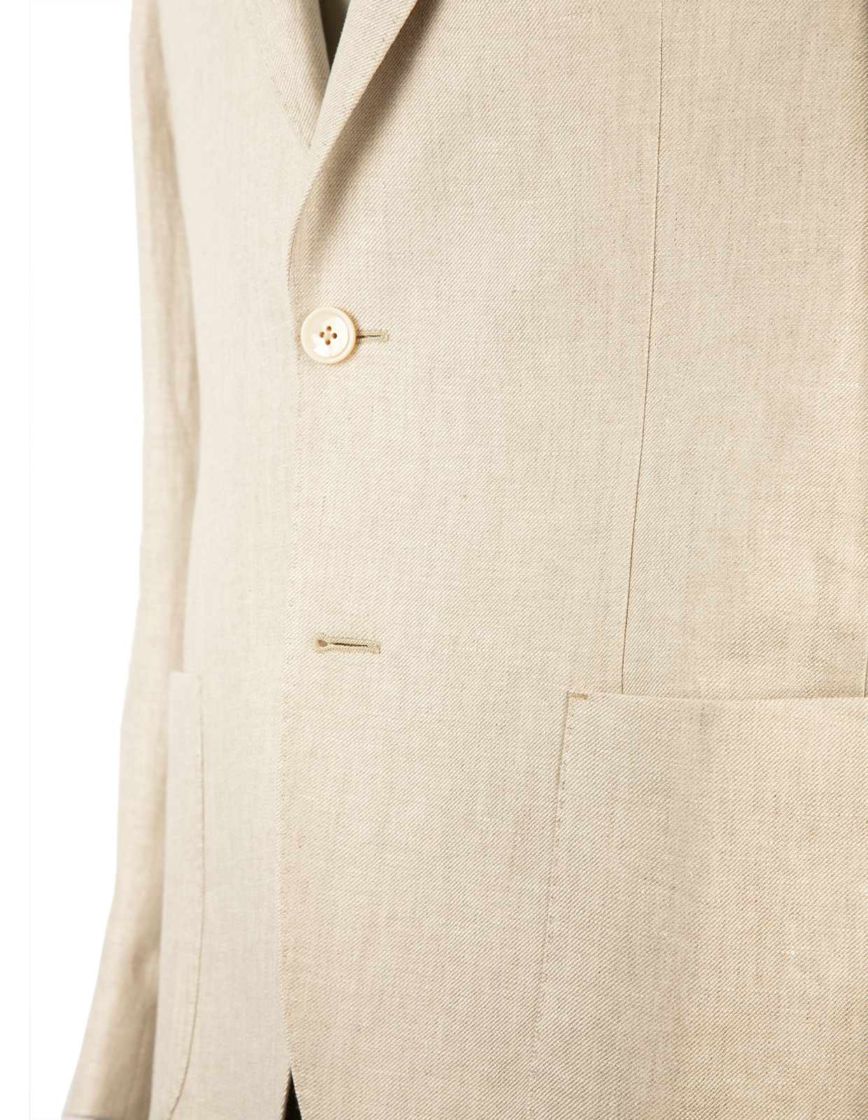 Jack Regular Kavaj Linne Ljusbeige