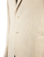 Jack Regular Kavaj Linne Ljusbeige