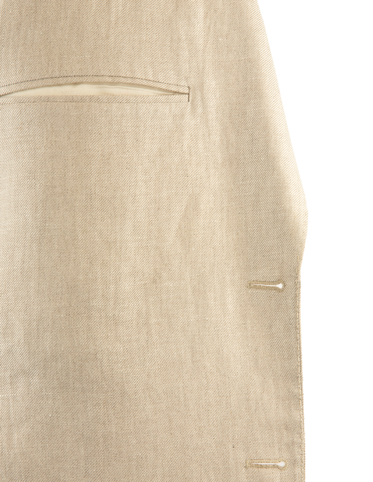 Jack Regular Kavaj Linne Ljusbeige