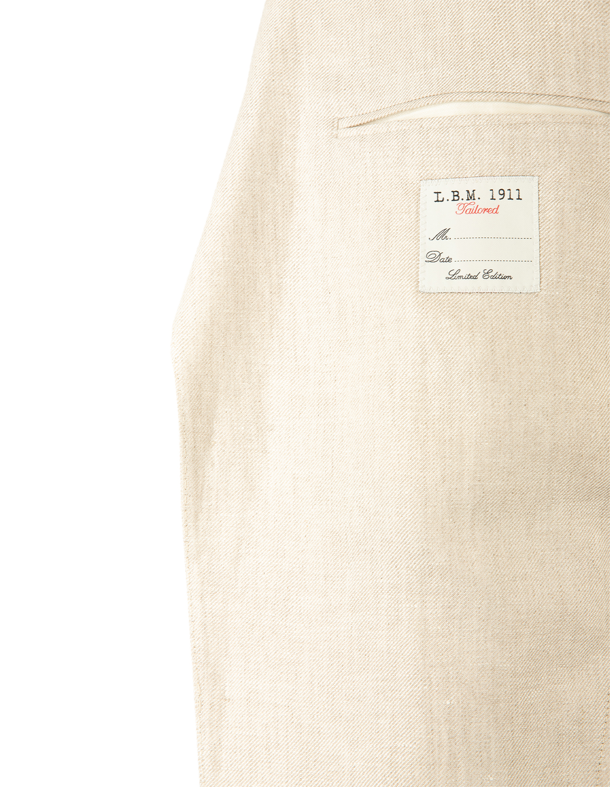 Jack Regular Kavaj Linne Ljusbeige