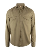Westernskjorta Bomull Olivgrön