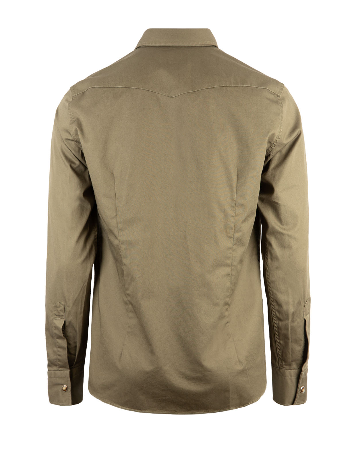 Westernskjorta Bomull Olivgrön