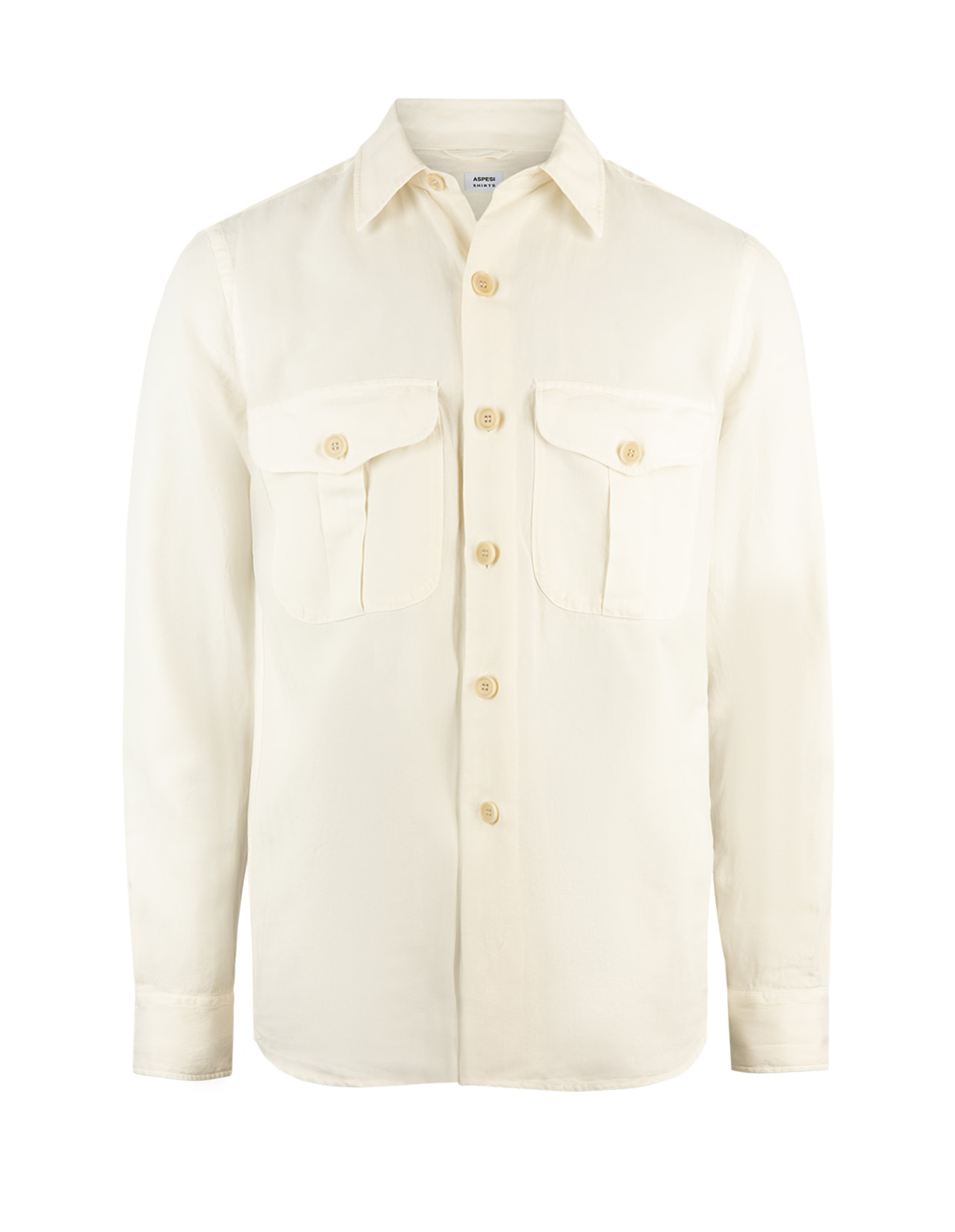 Glenn Overshirt Lyocell Linne Beige