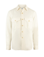 Glenn Overshirt Lyocell Linne Beige