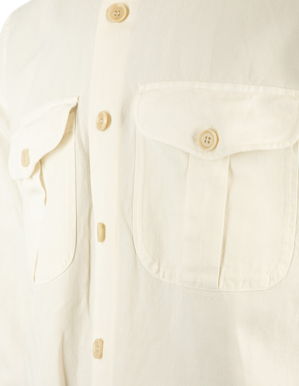 Glenn Overshirt Lyocell Linne Beige XXL