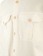 Glenn Overshirt Lyocell Linne Beige XXL