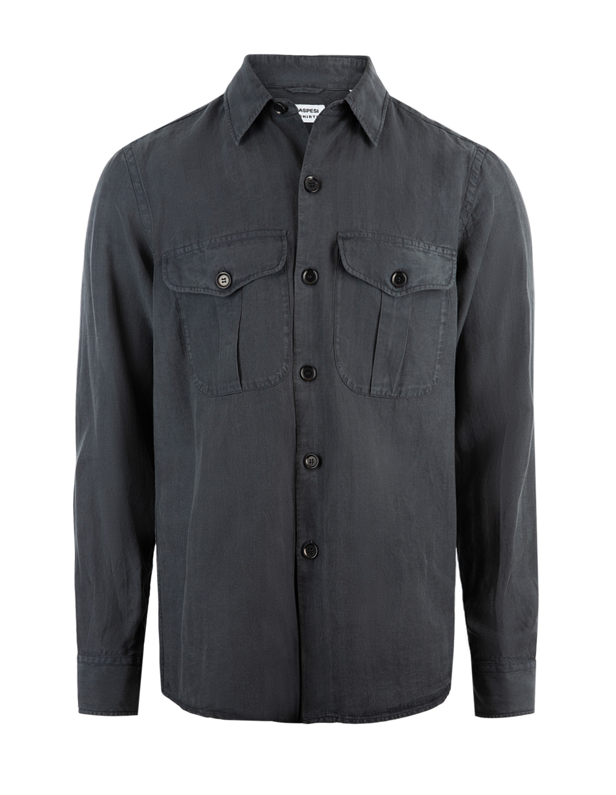 Glenn Overshirt Lyocell Linne Navy