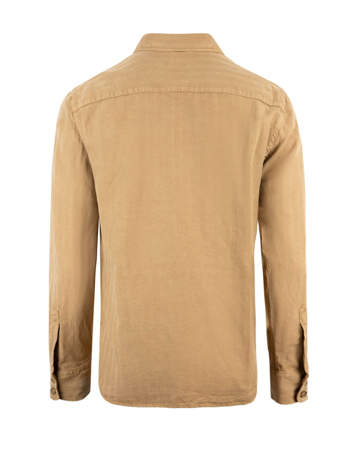 Glenn Overshirt Lyocell Linne Brun