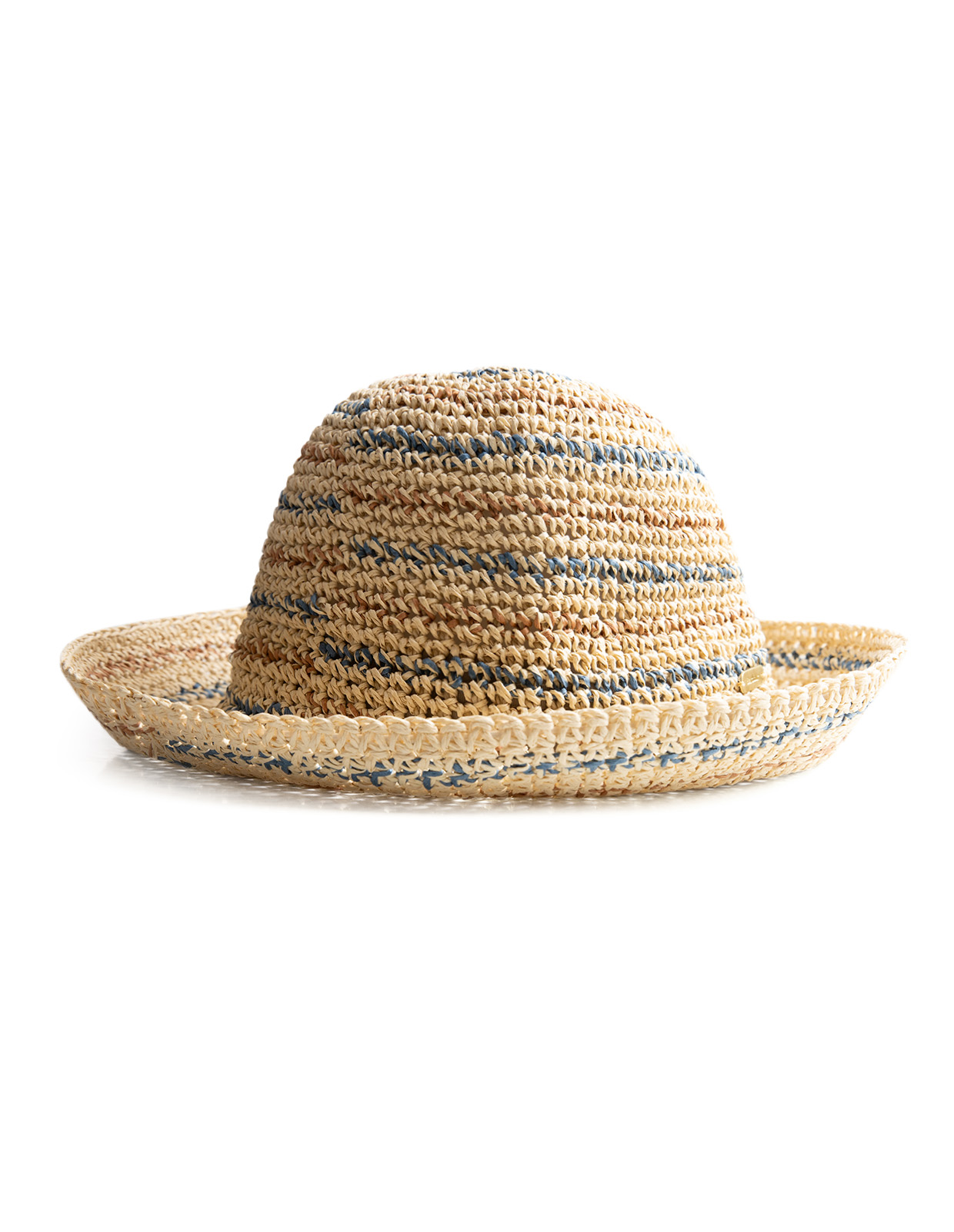 Kelley Cloche Hatt Beige/Randig