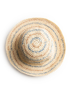 Kelley Cloche Hatt Beige/Randig M