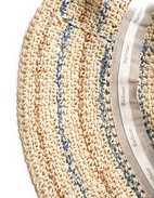 Kelley Cloche Hatt Beige/Randig M