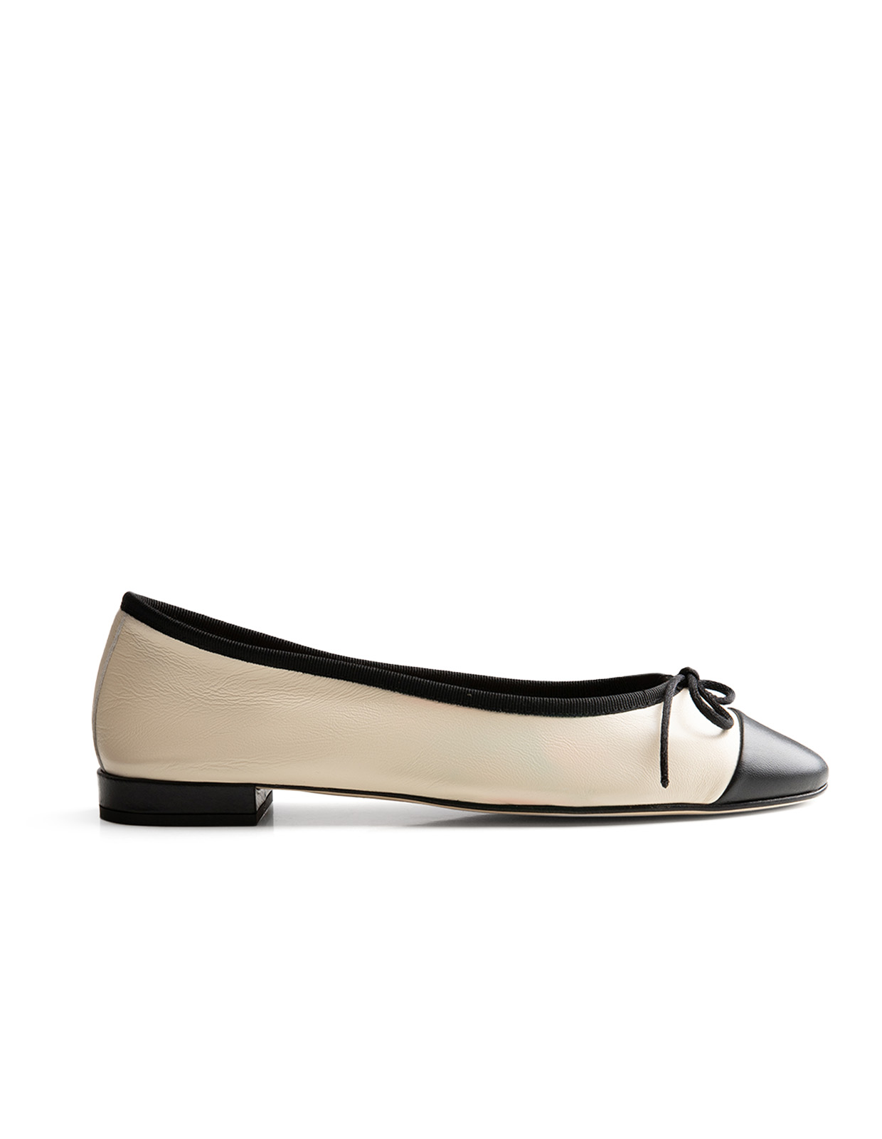 Ballerinaskor Offwhite/Black