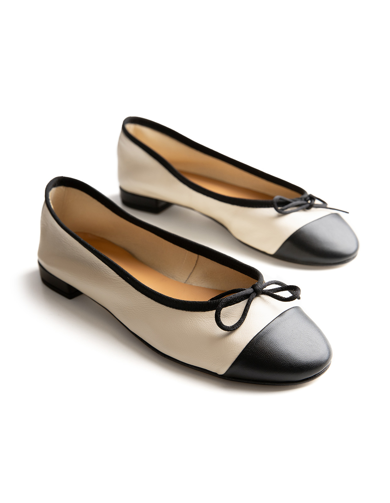 Ballerinaskor Offwhite/Black 37
